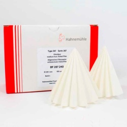 Кизельгуровые фильтры Hahnemühle 287, складчатые, Ø 125 мм