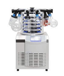 Лиофильная сушка Martin Christ Alpha 1-4 LSCplus, комплект с 5 полками Ø200 мм и резиновыми кранами