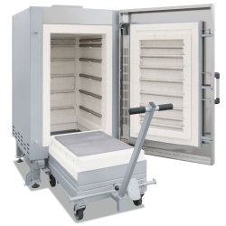Печь камерная Nabertherm NW 440/B400, обогрев с пяти сторон, с выдвижным подом, 1300°C