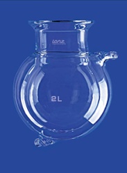 Реактор Lenz сферический, LF150, 10 л, с терморубашкой, соединения KF15