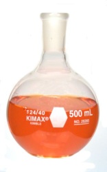 Колба испарительная Kimble 50 мл, круглодонная, 24/40, стекло