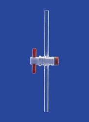 Кран одноходовой Lenz NS29,2, диаметр отверстия 10,0 мм, PTFE