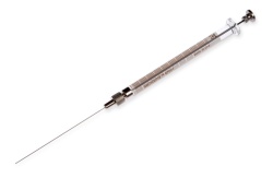 Шприц микролитровый Hamilton 1 мкл, 7001 KH, Knurled Hub Needle, 25 gauge, 2.75 in, point style 3
