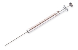 Шприц микролитровый Hamilton 25 мкл, 702 N, Cemented Needle, 22s gauge, 2 in., point style 5