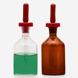 Бутыль-капельница ISOLAB 100 мл, тёмное стекло